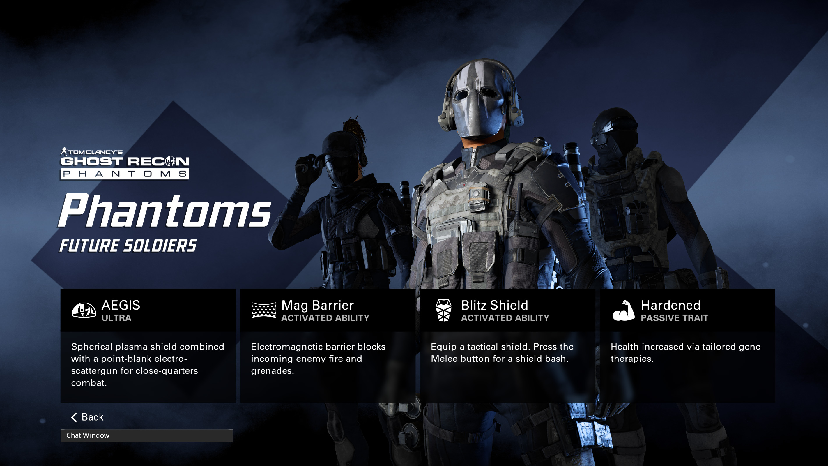 La facción Phantoms en XDefiant