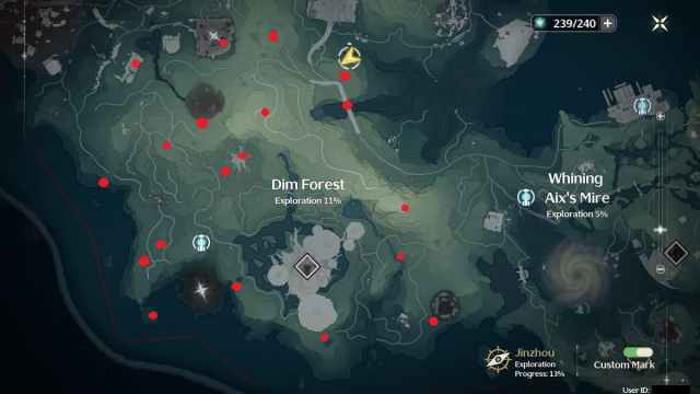 Ataúdes de sonancia del bosque oscuro Olas borrascosas