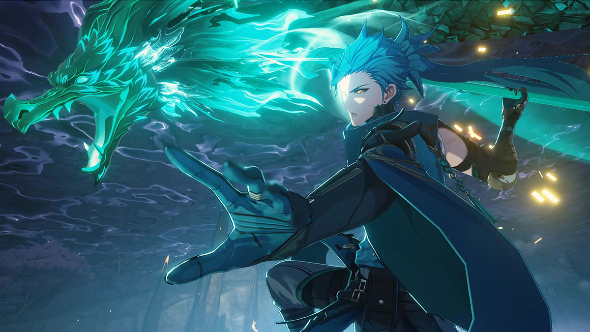 Jiyan usando su Ultimate en Wuthering Waves