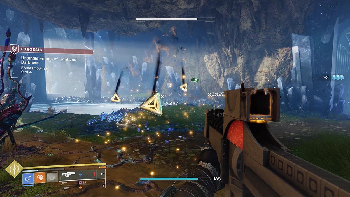 Motas de oscuridad en Destiny 2: La forma final