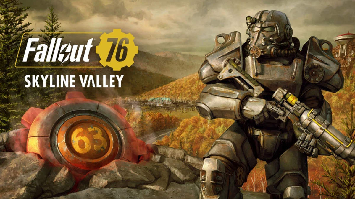 Arte promocional de Skyline Valley en Fallout 76