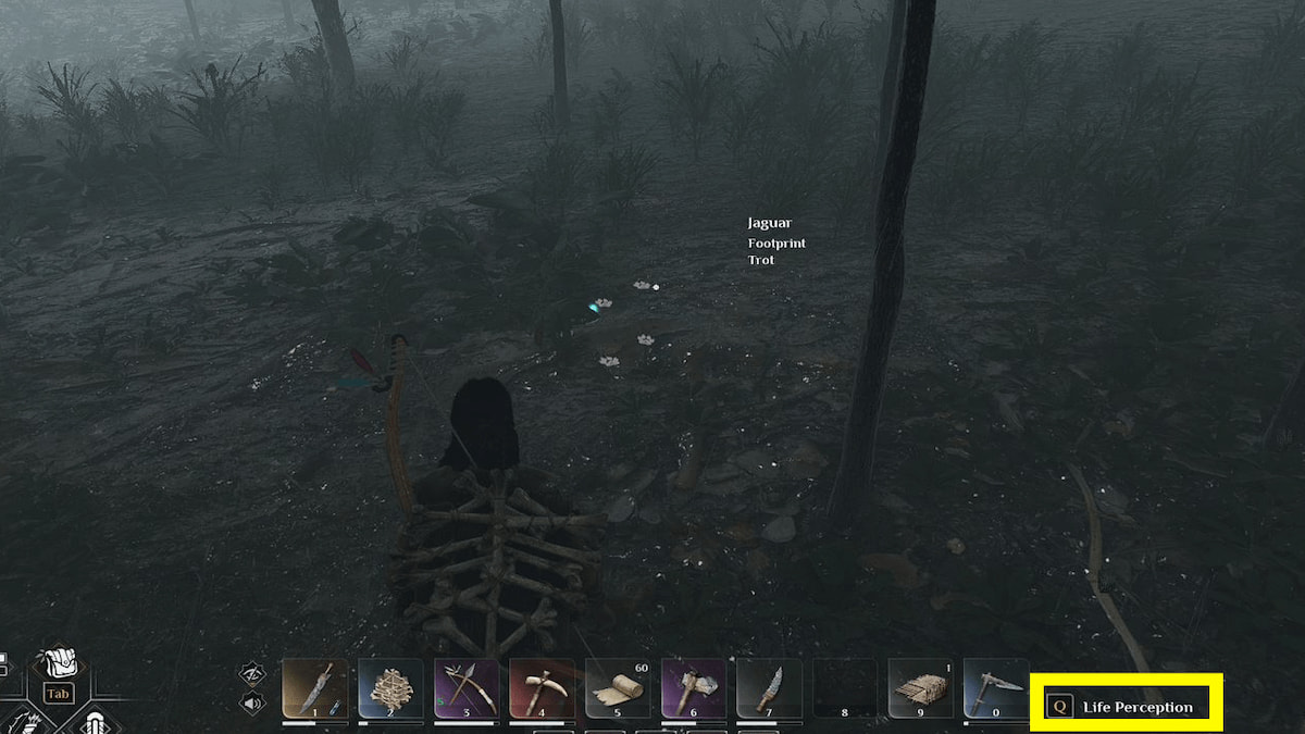 Seguimiento de huellas de jaguares en Soulmask