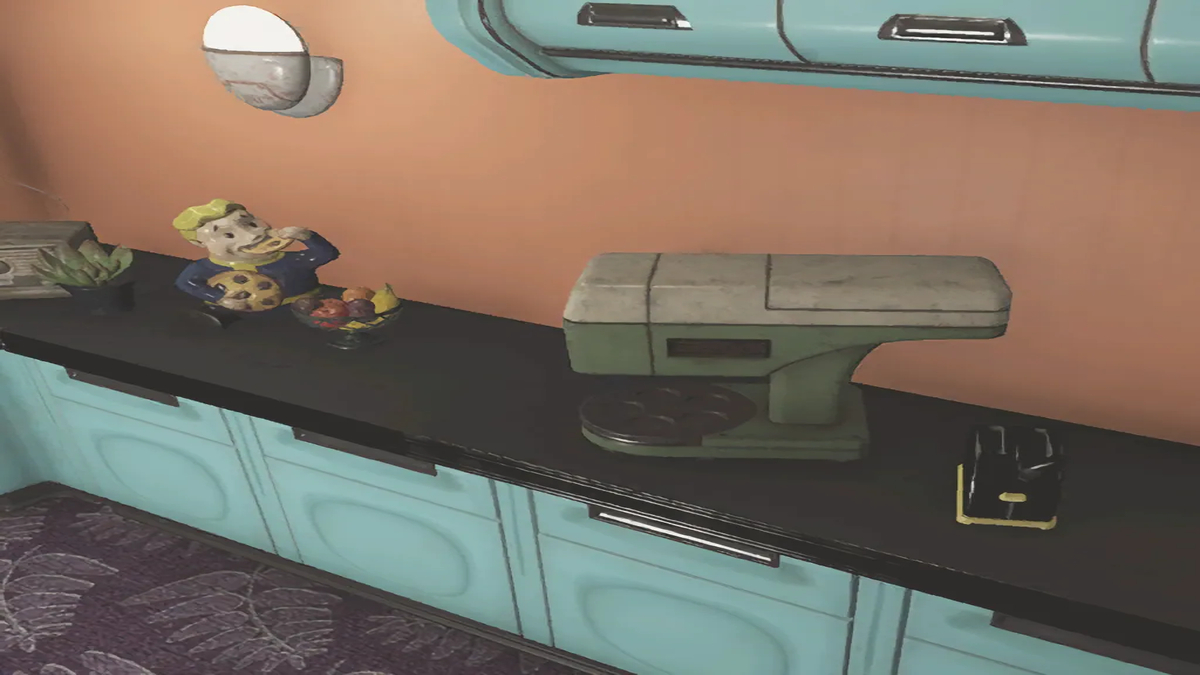 La máquina de té de la empresa en Fallout 76