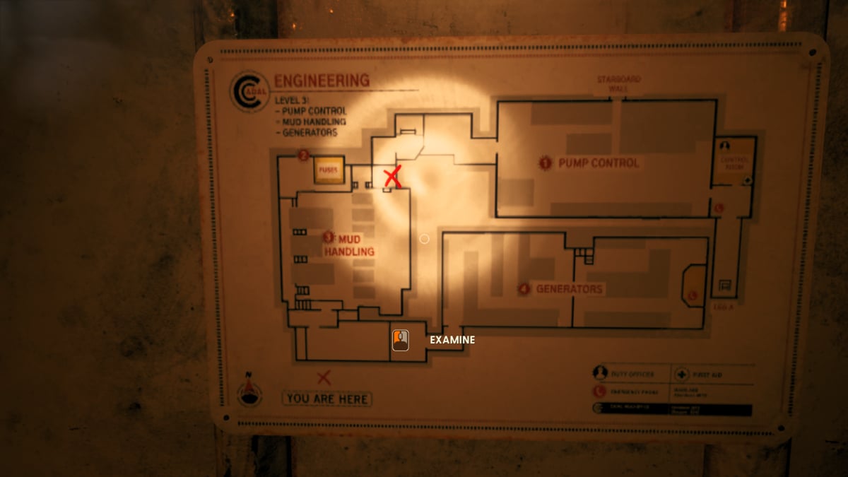 Mapa de Ingeniería en Still Wakes the Deep