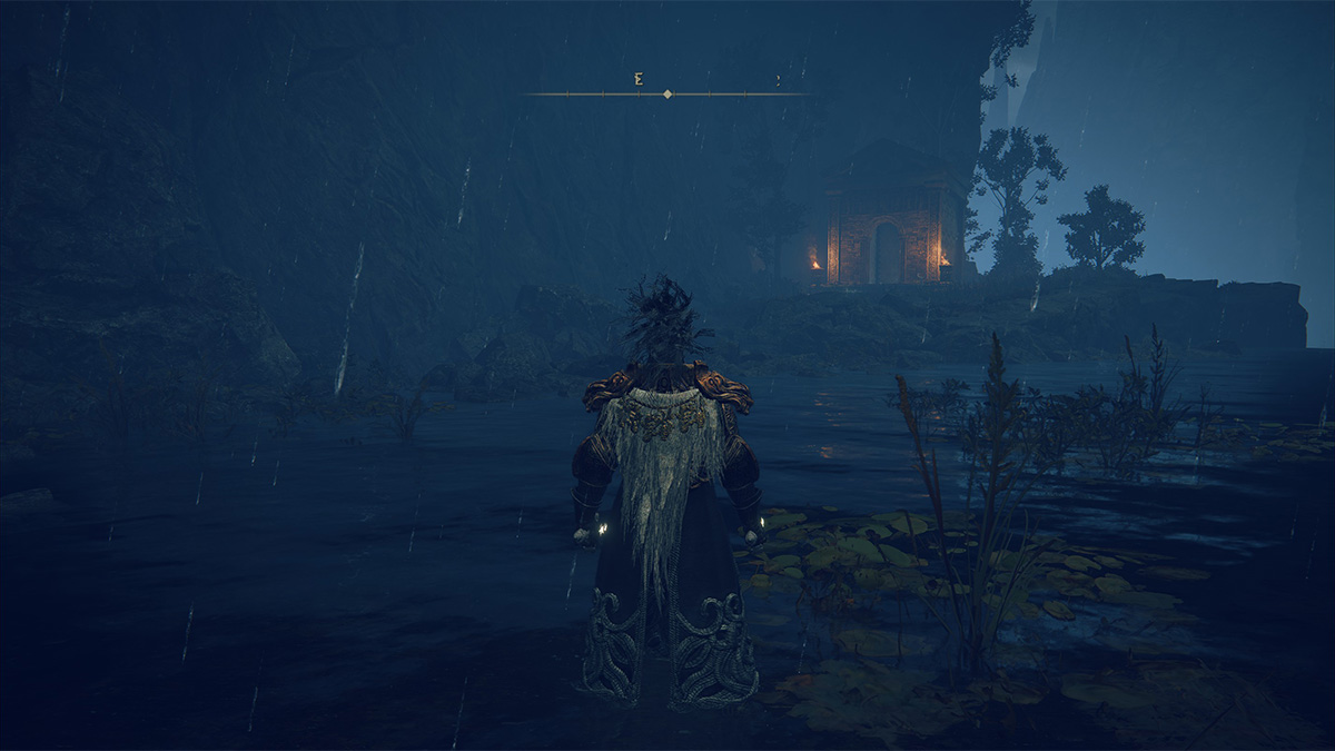 El mausoleo donde se encuentra la Gran Katana de Rakshasa en Elden Ring Shadow of the Erdtree