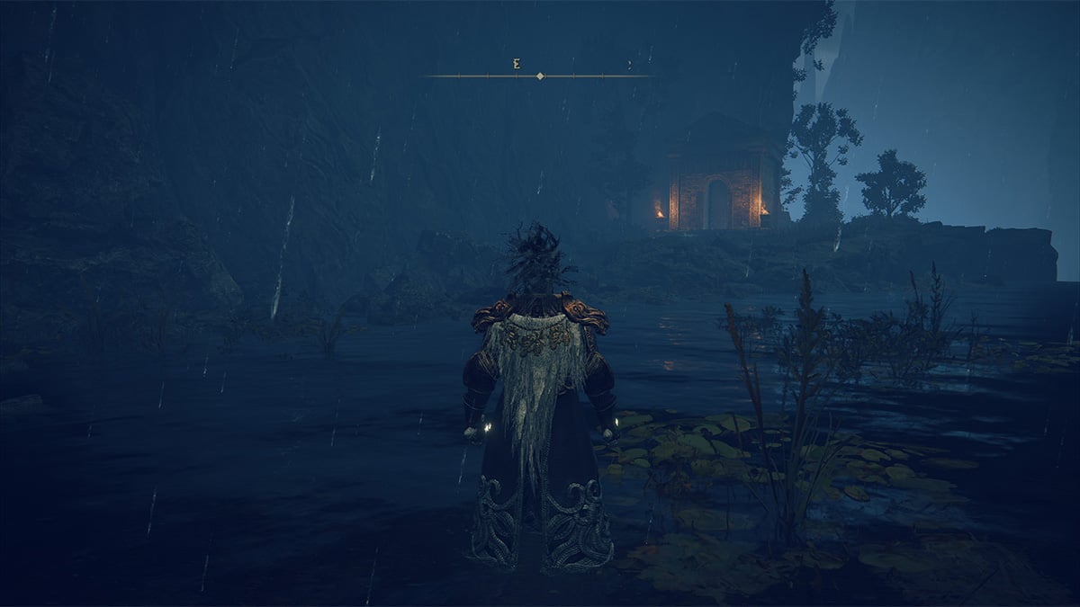 El mausoleo donde se encuentra la Gran Katana de Rakshasa en Elden Ring Shadow of the Erdtree