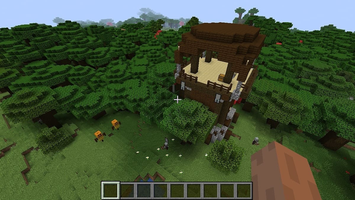 Puesto de avanzada oculto de saqueadores en Minecraft