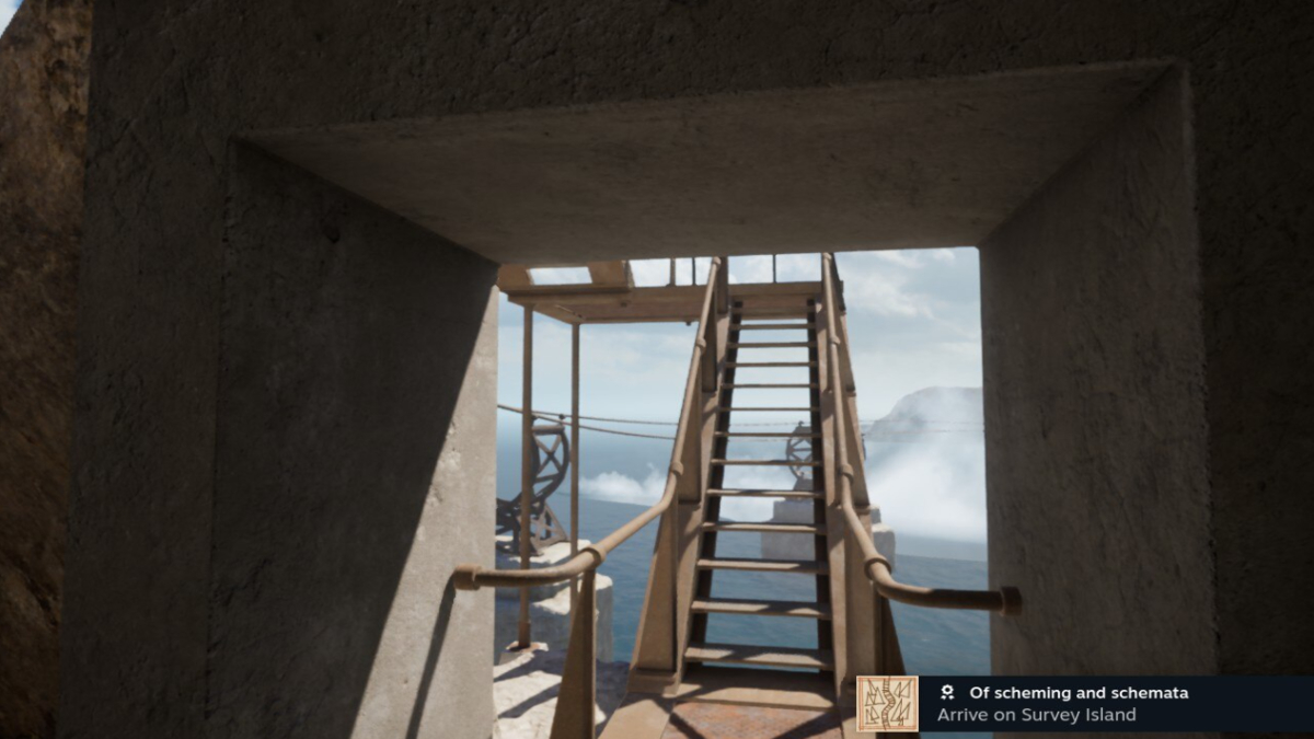 Obteniendo el logro Of Scheming y Schemata en Riven.