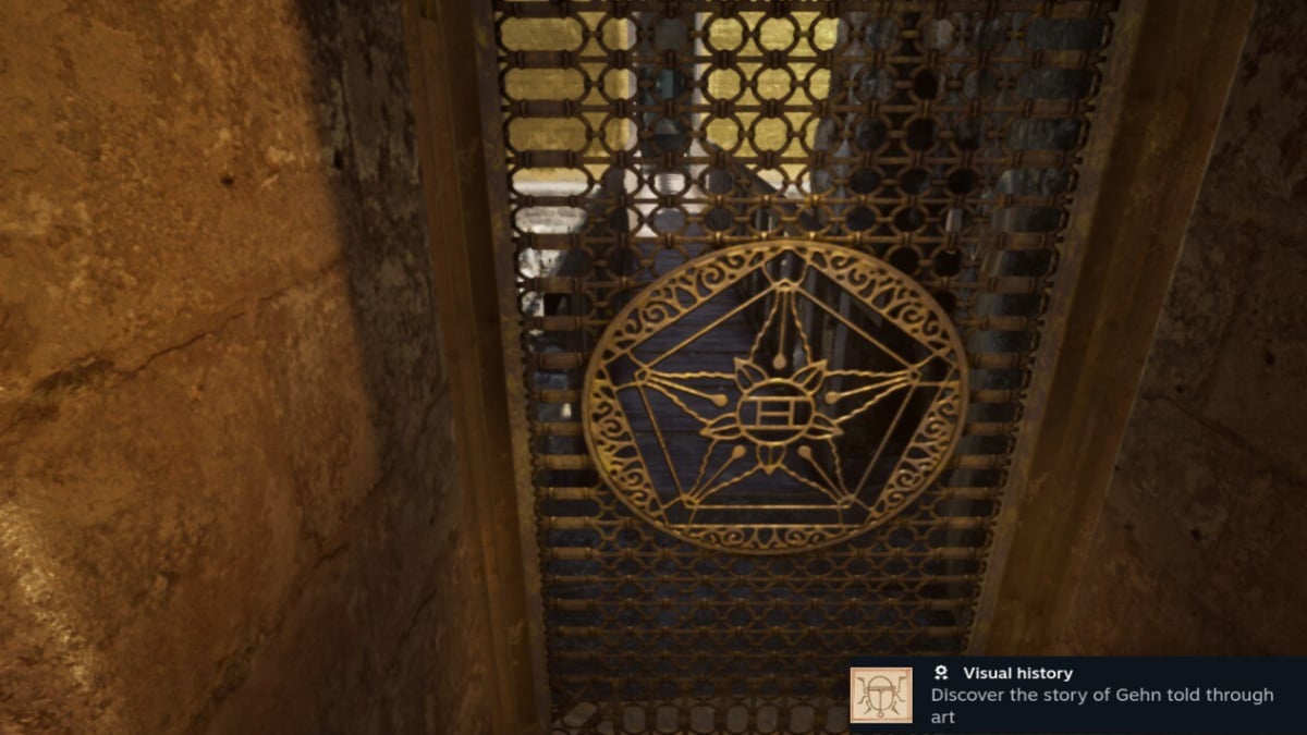 Obtener el logro Historia visual en Riven.