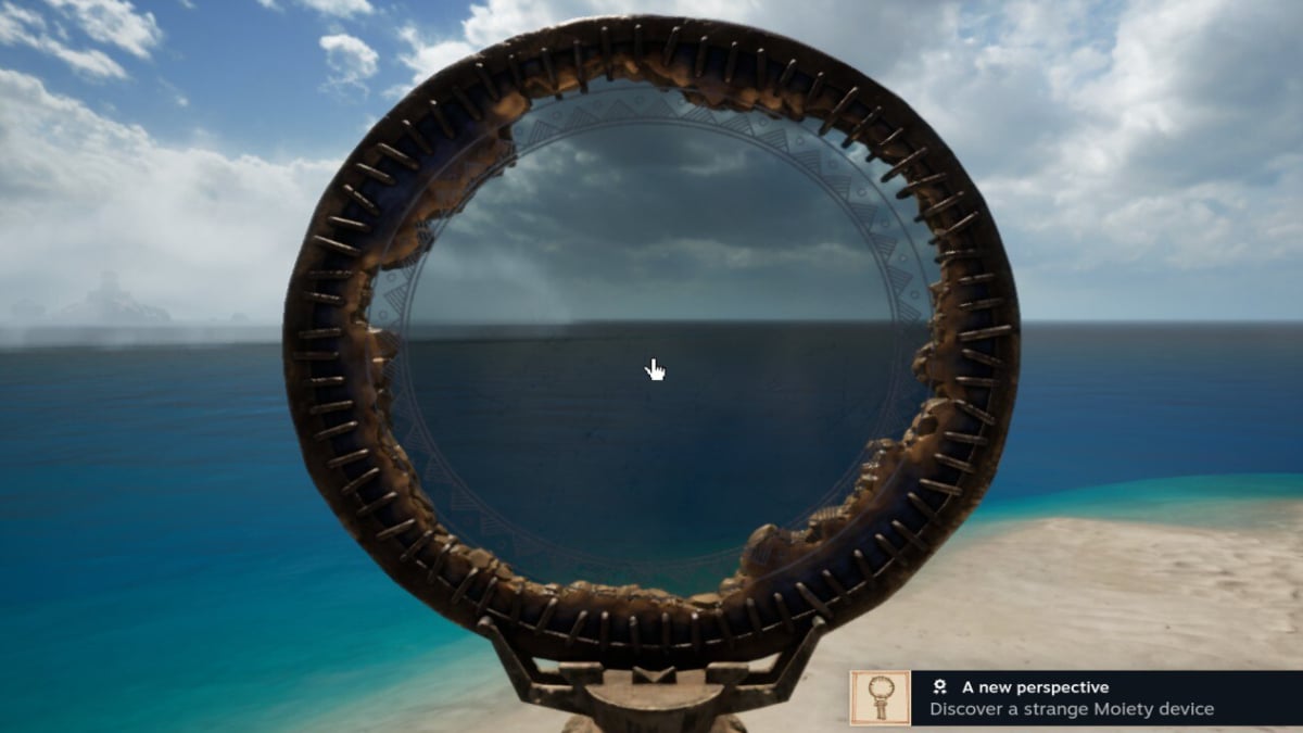 Obteniendo el logro Una nueva perspectiva en Riven.