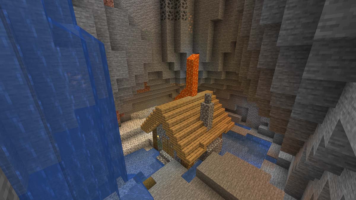Fallo de la cabaña de lava en Minecraft