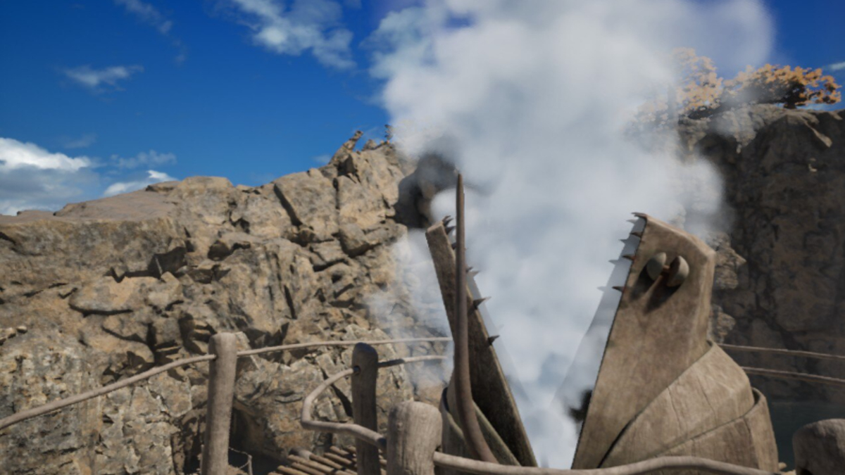 Ventilación de vapor en Riven.