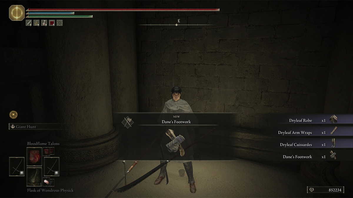 Conseguir el juego de pies de Dane en Elden Ring Shadow of the Erdtree