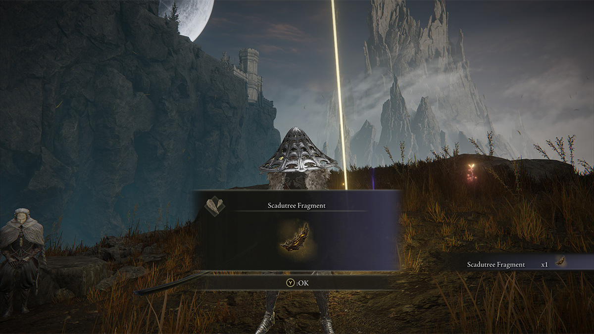 Fragmento de Scadutree de la cruz del camino del pilar en Elden Ring Shadow of the Erdtree