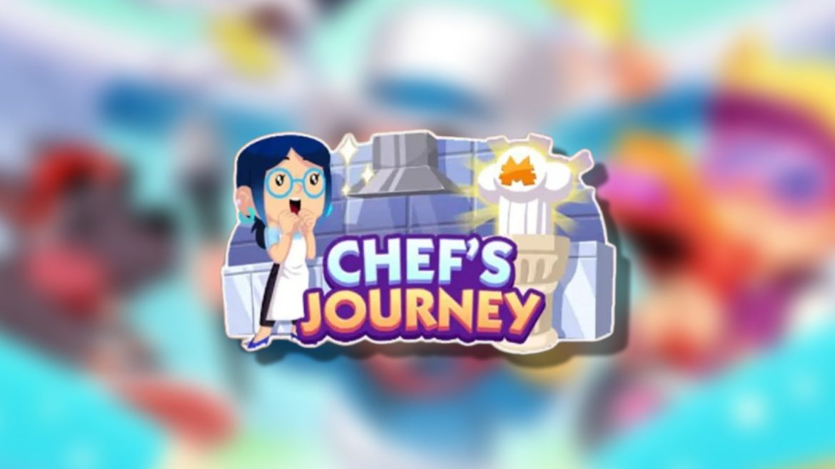 An image showcasing the latest Monopoly GO event, with the Chef