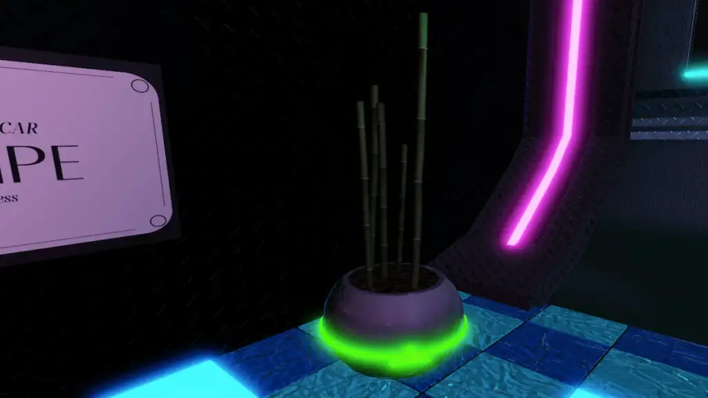Roblox : Terminal Escape Walkthrough: Chapters 1-4 190 Green pot of bamboos in Terminal Escape Room
