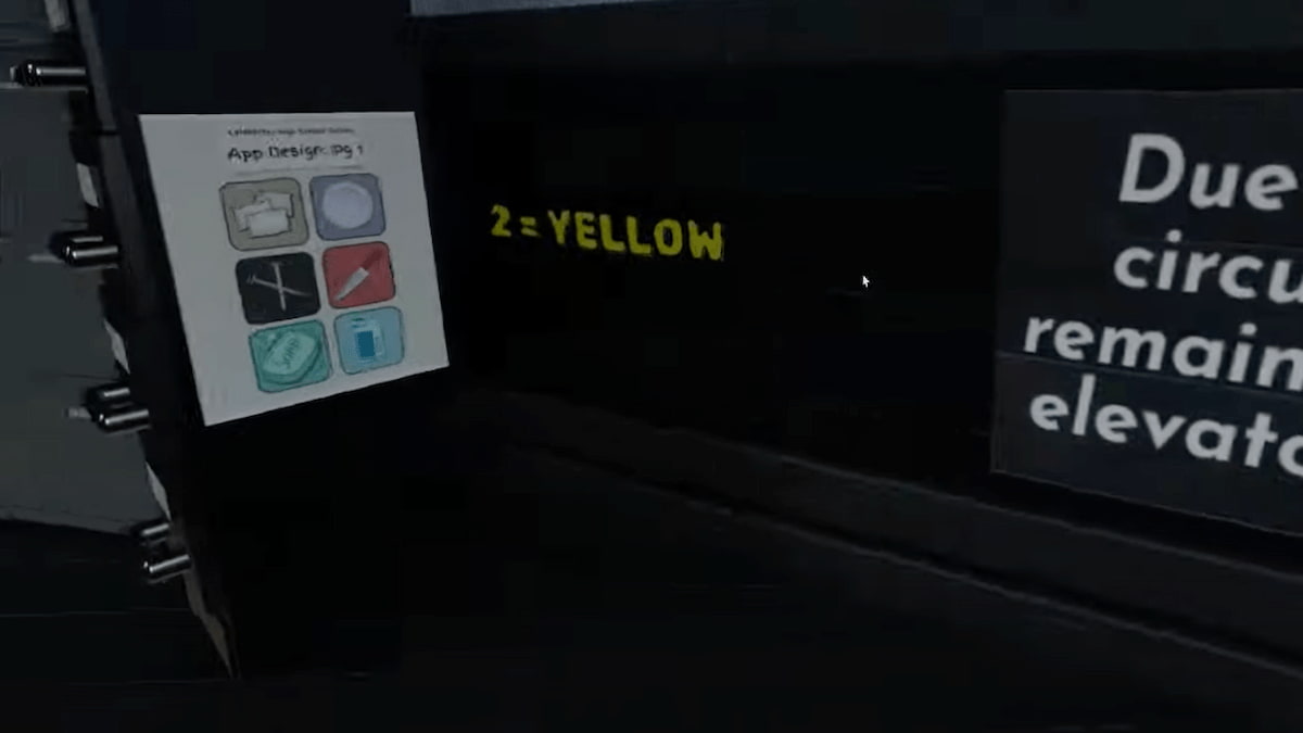Roblox : Terminal Escape Walkthrough: Chapters 1-4 259 Paint number clues for paint puzzle in Terminal Escape Room