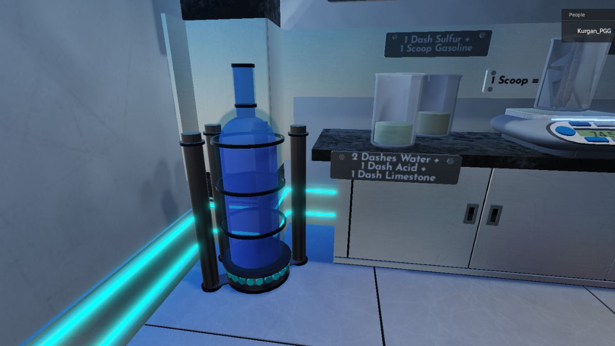 Roblox : Terminal Escape Walkthrough: Chapters 1-4 303 Large bottle in Room 1 in Chapter 4 in Terminal Escape Room