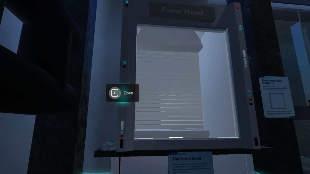 Roblox : Terminal Escape Walkthrough: Chapters 1-4 305 Shrinking cabinet in Terminal Escape Room