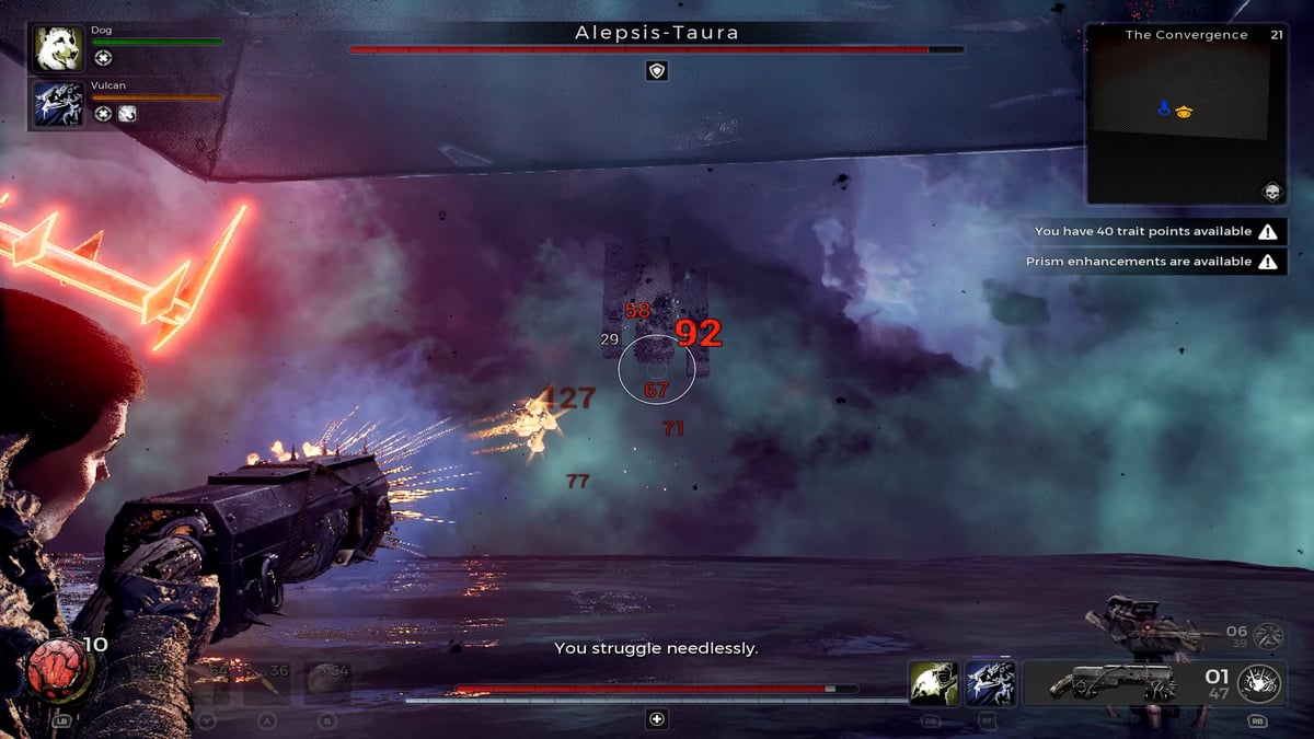 Remnant 2: The Dark Horizon – Cómo vencer a Alepsis Taura Boss 12 Remanente 2 atacando desde rango Alepsis Taura