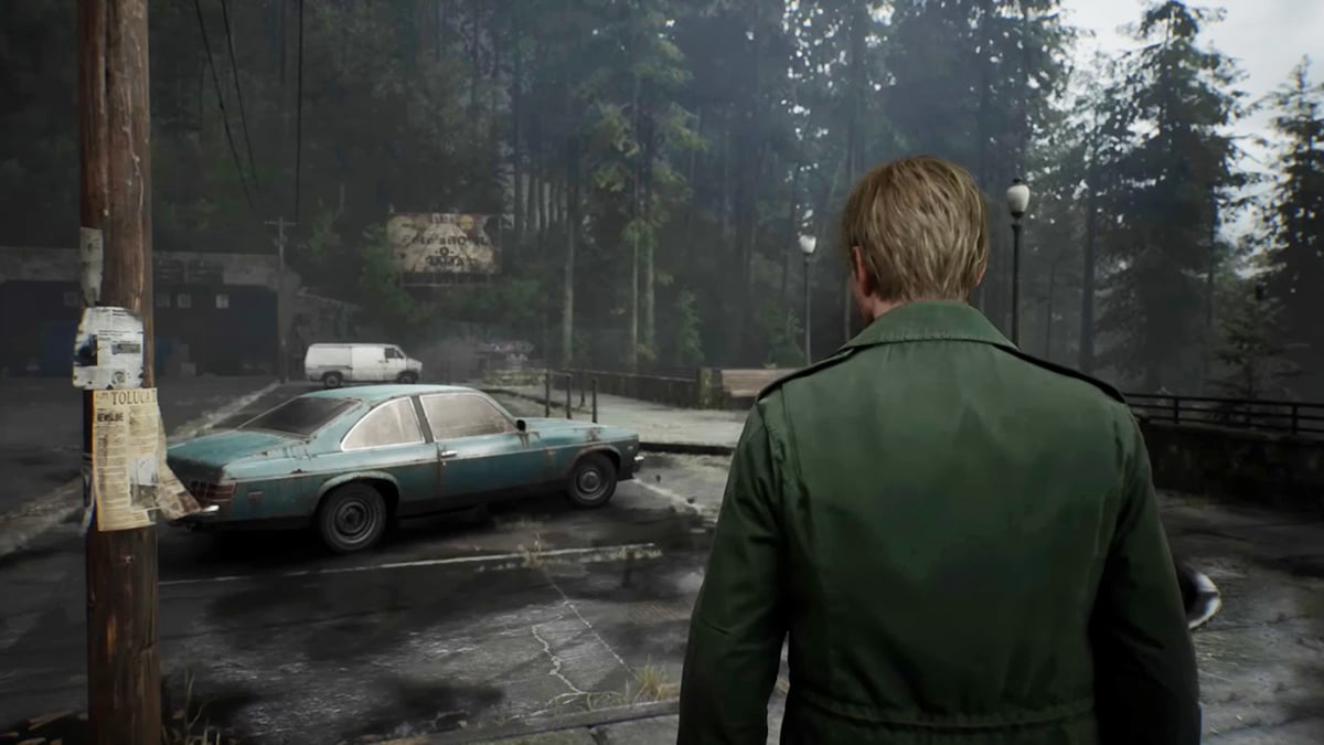 Silent Hill 2 Remake: James Sunderland explorando
