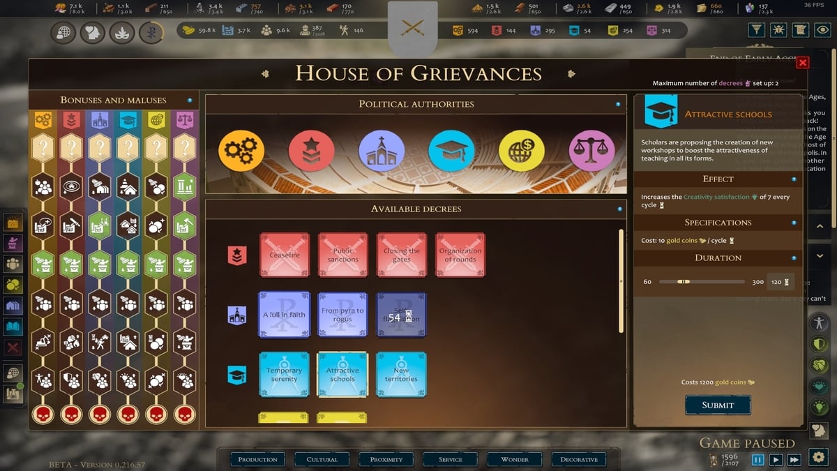 Aumento de estadísticas de creatividad Memoriapolis