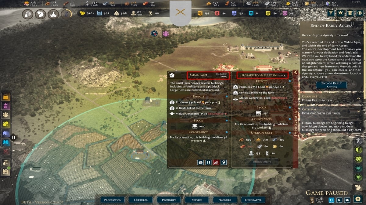 Modernización de los edificios de producción Memoriapolis