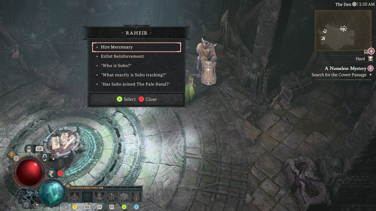 Diablo 4 Buque de Mercenarios del Odio