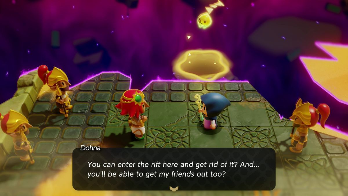 Entrada a la mazmorra de Gerudo Sanctum Zelda Echoes of Wisdom