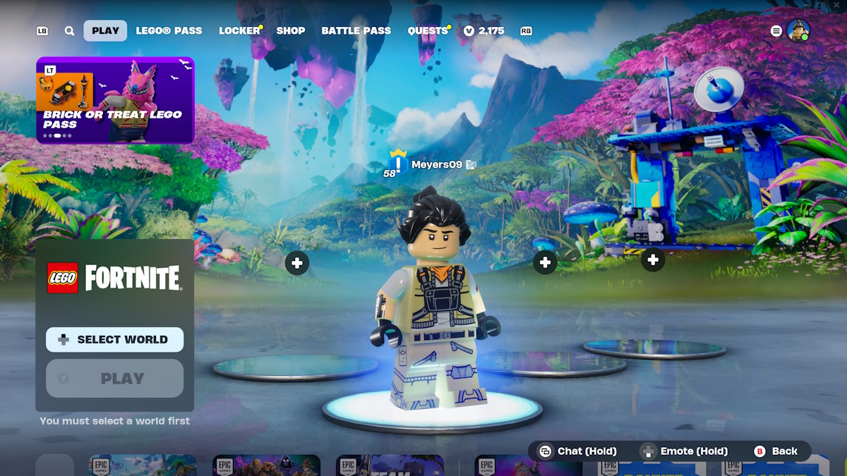 Vestíbulo de LEGO Fortnite