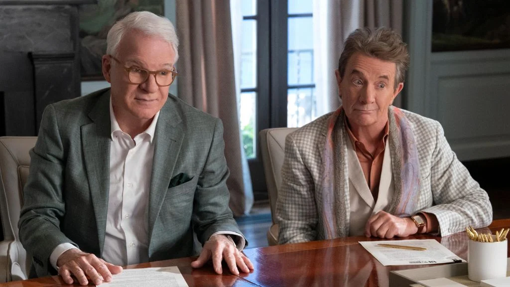 Charles e Oliver em Only Murders in the Building, temporada 4