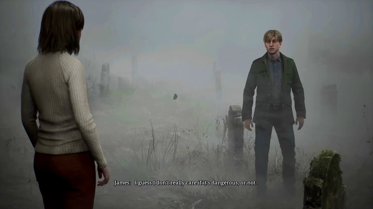 Silent Hill 2 Remake - James Sunderland hablando con Angela 