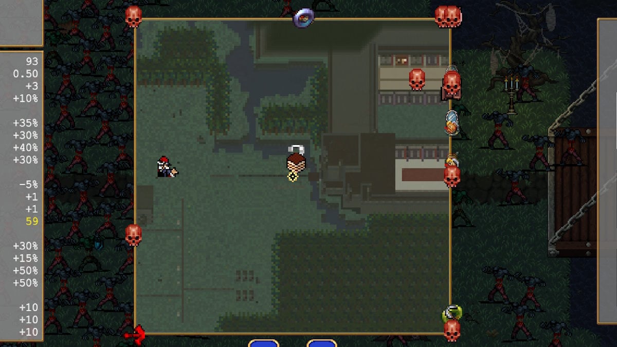 Primer ataúd de Vampire Survivors Ode to Castlevania