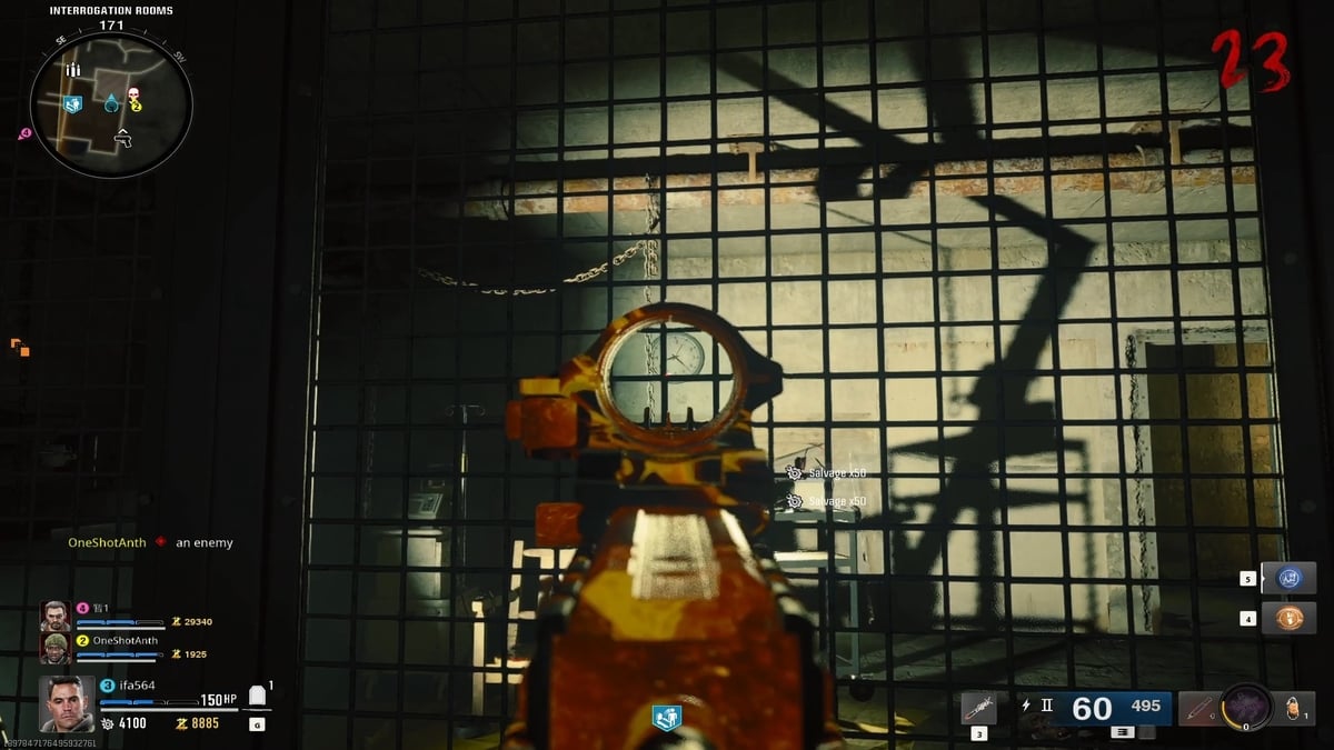 Manecilla de hora del reloj CoD Black Ops 6 Zombies