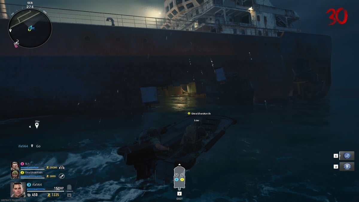 va a naufragar CoD Black Ops 6 Zombies