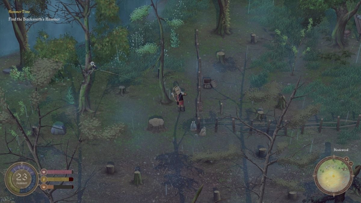 Búsqueda del martillo de herrero Mirthwood