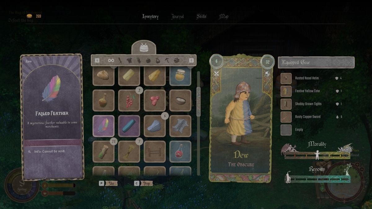 Plumas legendarias de Mirthwood