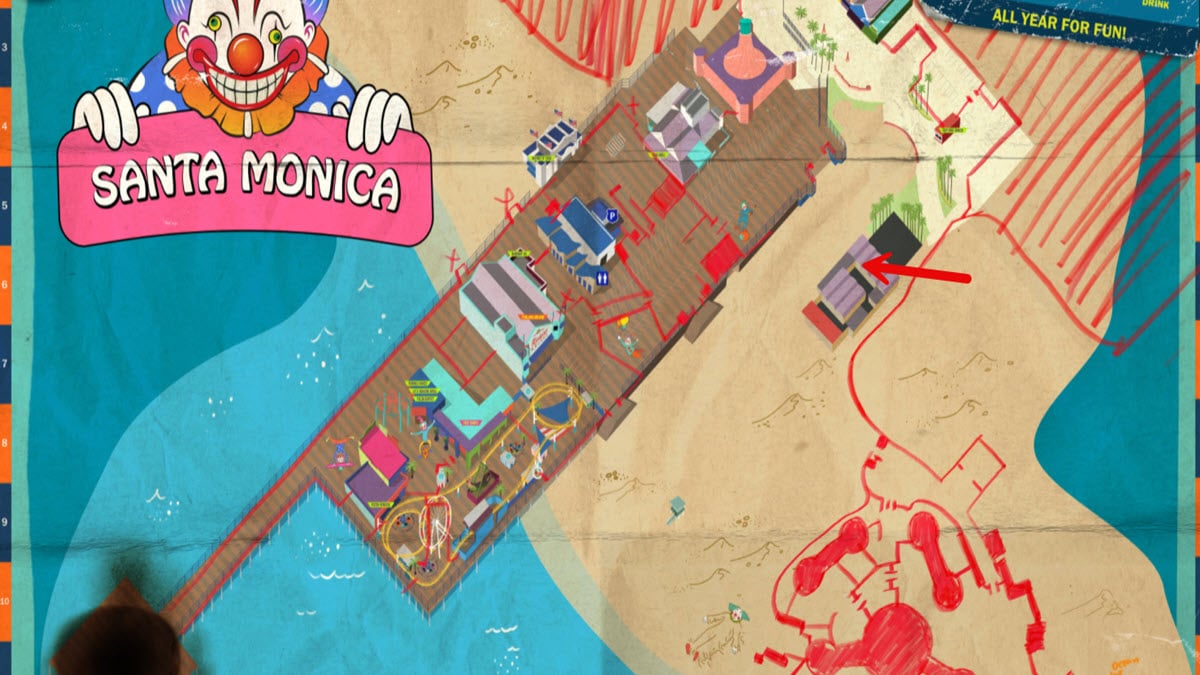 Dead Island 2: todas las ubicaciones de los fusibles y cómo utilizarlos 18 Comerciantes del muelle de Santa Mónica