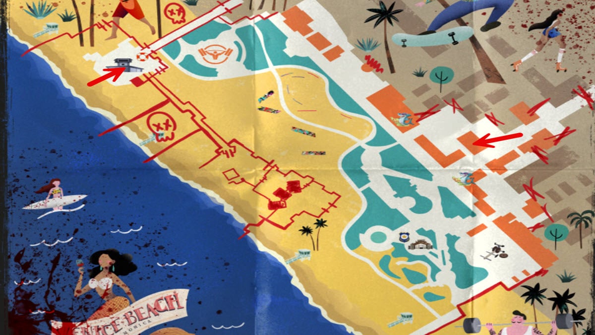 Dead Island 2: todas las ubicaciones de los fusibles y cómo utilizarlos 20 Comerciantes de la playa de Venecia