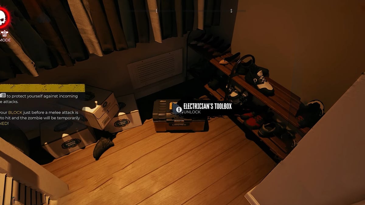 Ubicación de la caja de herramientas del electricista en el apartamento Dead Island 2