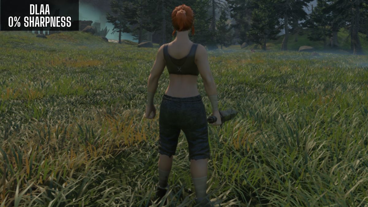 DLAA 0 % skärpa