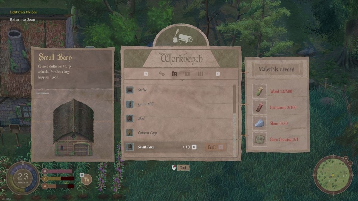 Granero pequeño Mirthwood