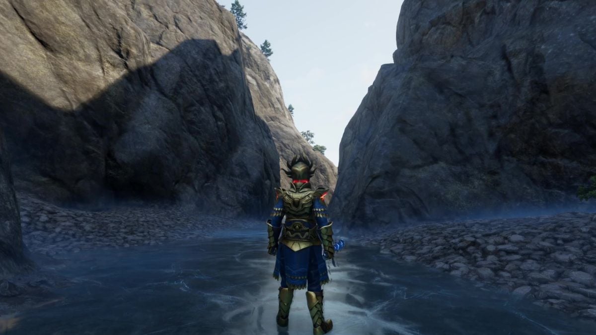 Lago helado envuelto