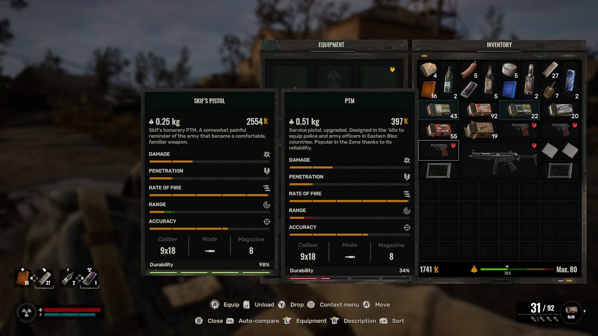 Stalker 2 armas rotas