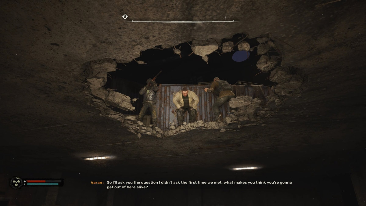 Varan traiciona a Skif y ordena a sus hombres que te maten en Stalker 2