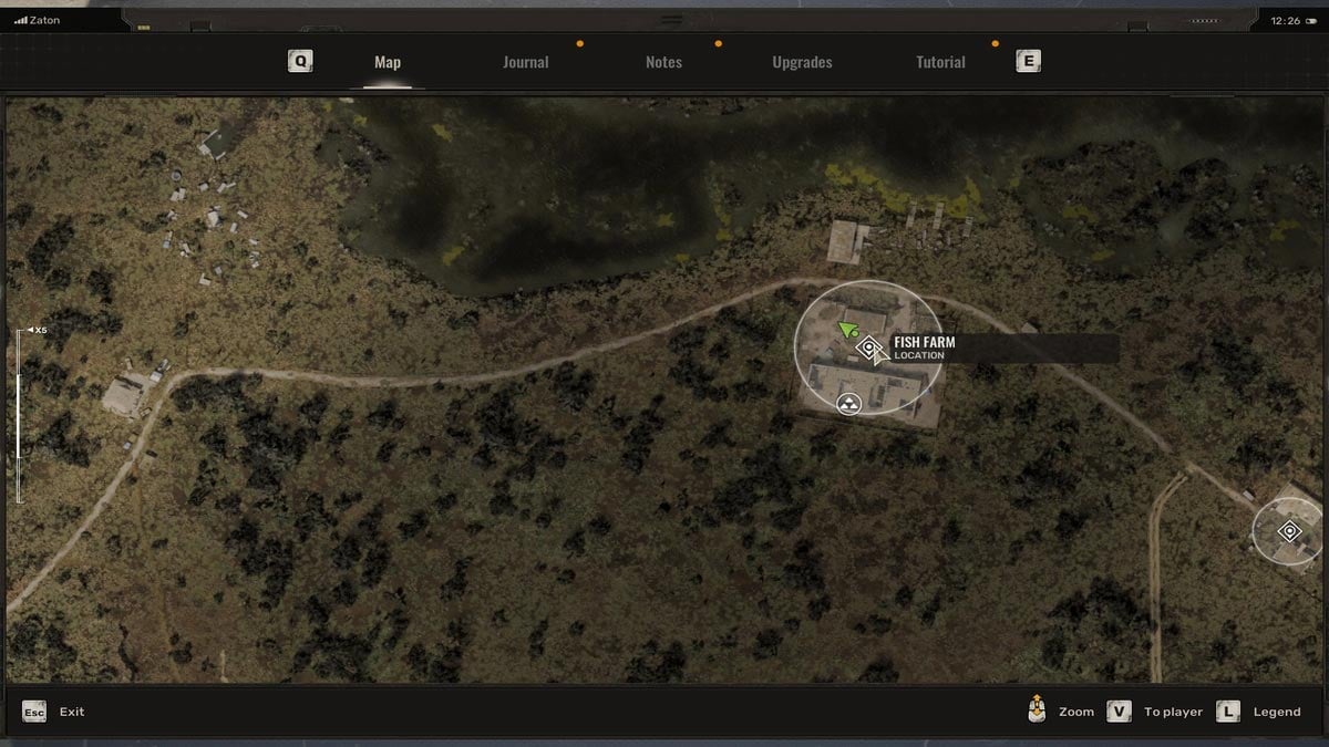 Ubicación de la piscifactoría