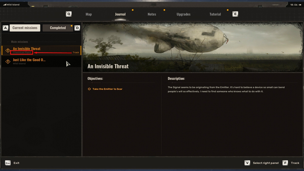 La misión principal de Una amenaza invisible