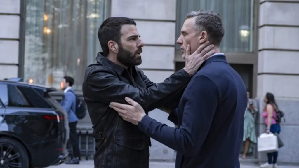Zachary Quinto y Teddy Sears en Mentes brillantes