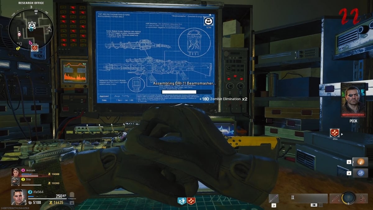 Elaboración de Beamsmasher CoD Black Ops 6 Zombies
