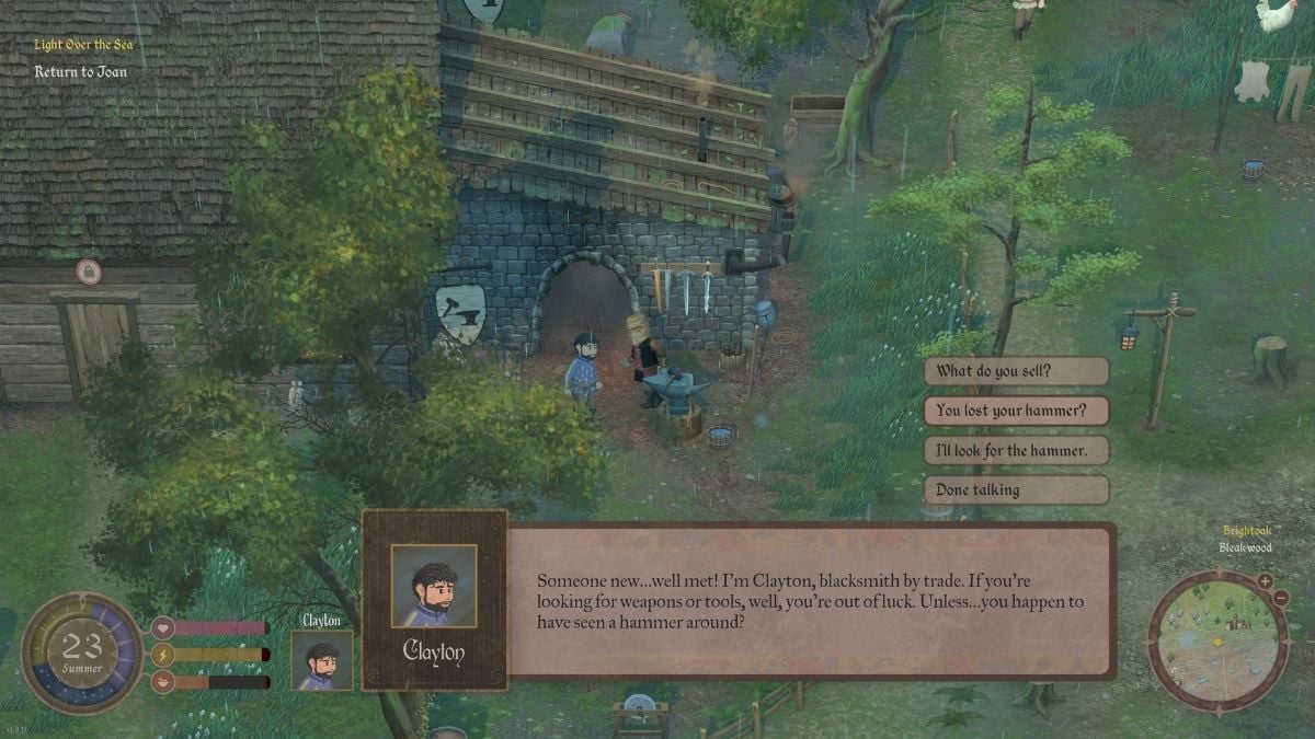 Búsqueda del herrero Mirthwood